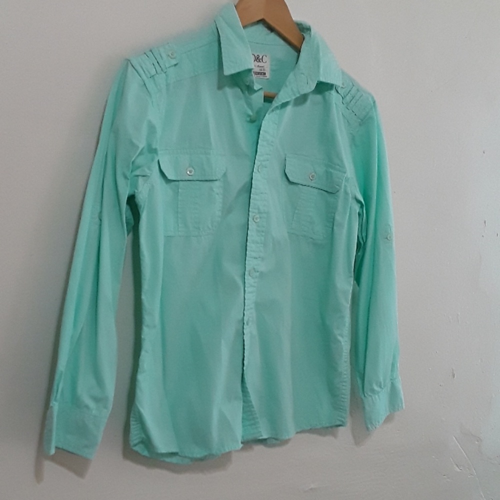 PD&C long sleeve  boy's dress shirt.